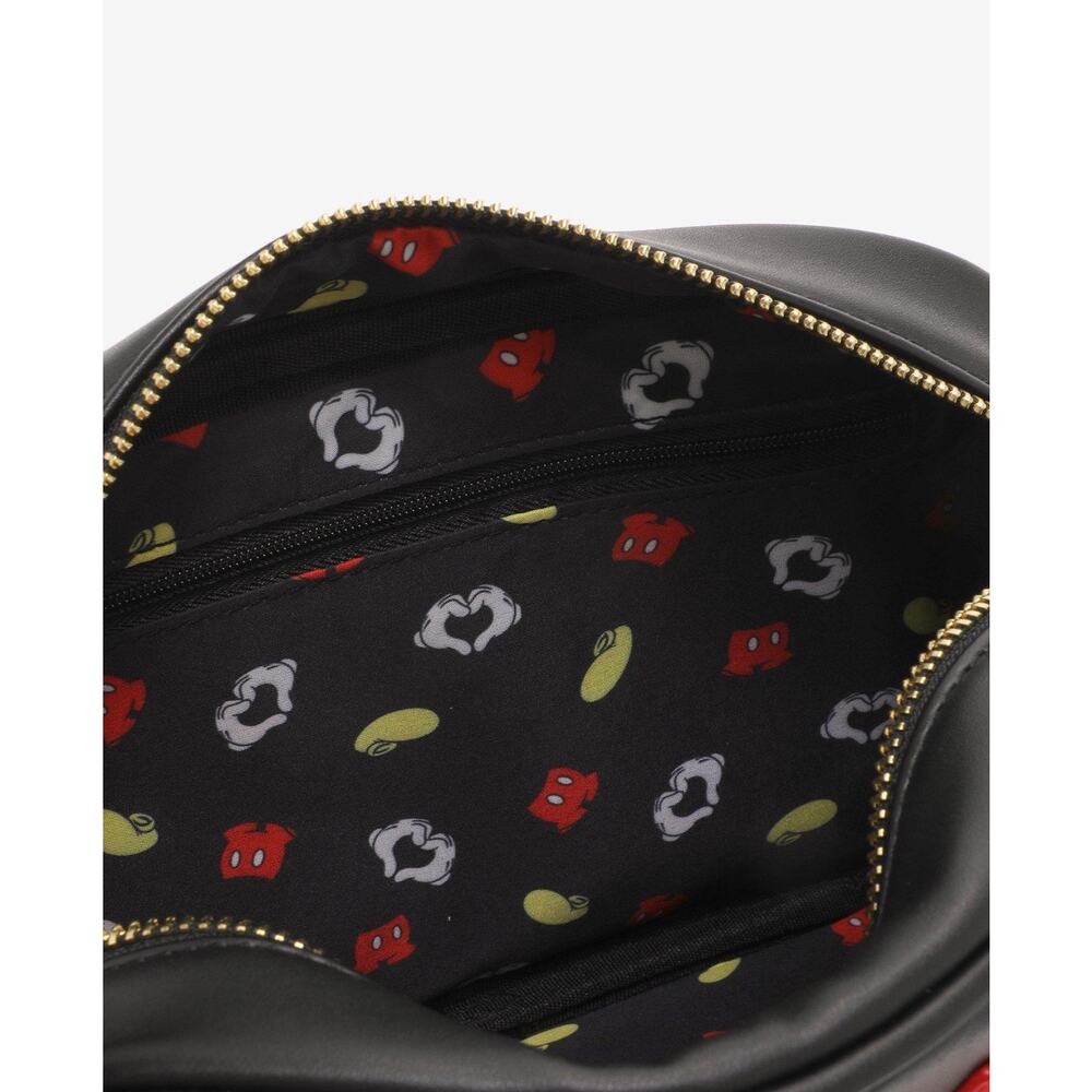 Loungefly Disney Mickey Mouse Heart Hands Crossbody Bag- NWT - Picture 4 of 4